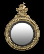 Regency Giltwood Convex Lookin