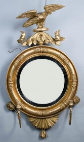 REGENCY GILTWOOD GIRANDOLE MIR