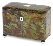 REGENCY GREEN-STAINED TORTOISE