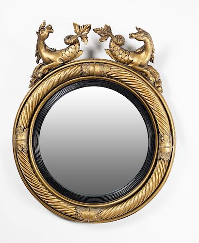 REGENCY HIPPOCAMPI GILTWOOD