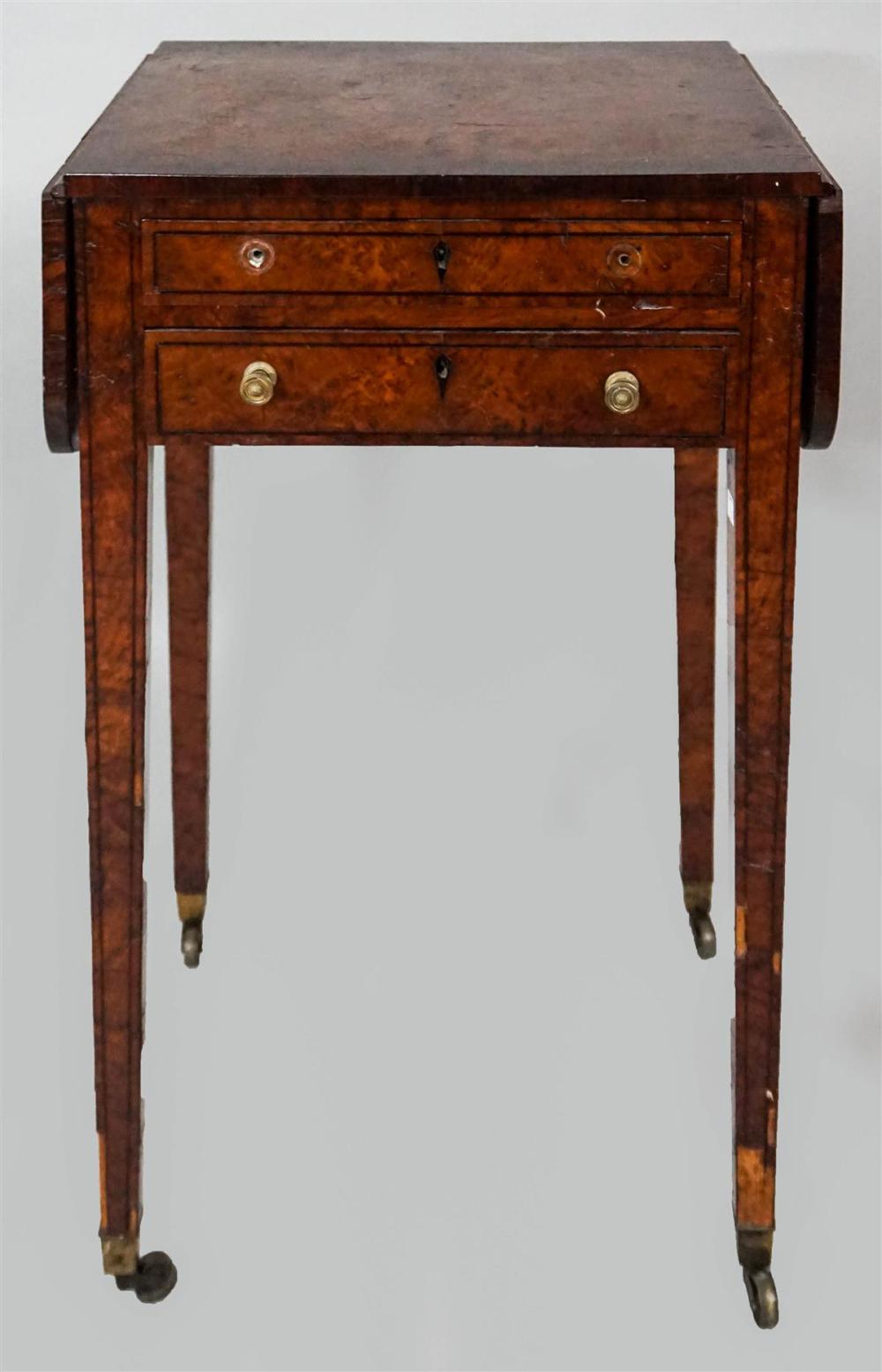 REGENCY INLAID BURL WALNUT