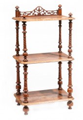 REGENCY INLAID BURL WALNUT THR