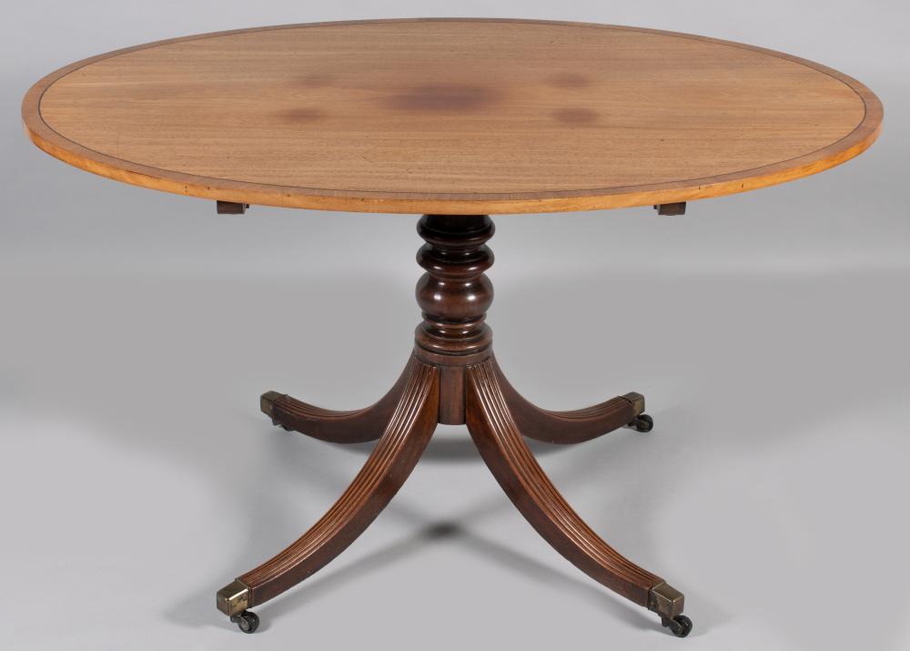 REGENCY INLAID MAHOGANY BREAKFAST