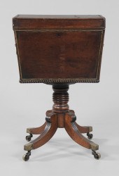 Regency Inlaid Mahogany Cellar