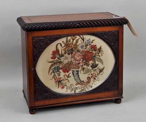 REGENCY INLAID MAHOGANY COLLECTOR'S