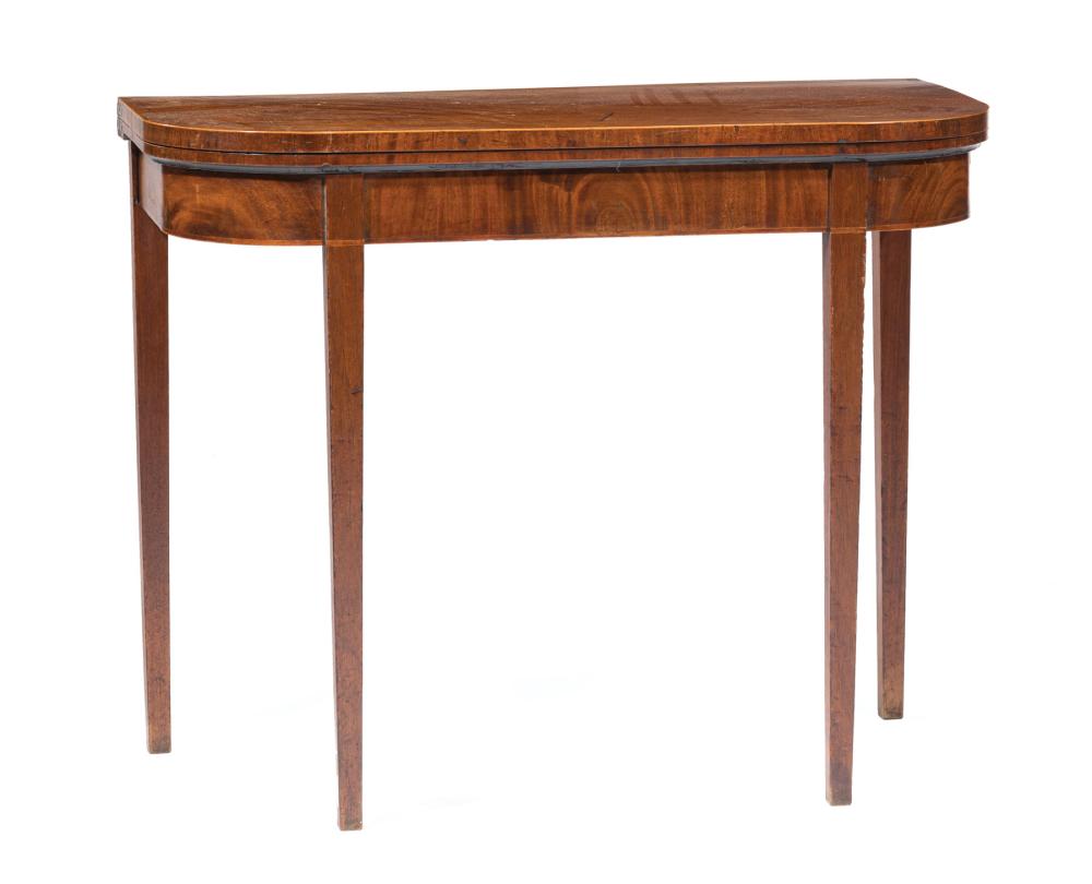 REGENCY INLAID MAHOGANY GAMES
