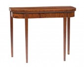 REGENCY INLAID MAHOGANY GAMES