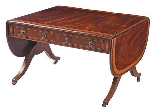 REGENCY INLAID MAHOGANY LOW