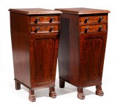 REGENCY INLAID MAHOGANY PEDEST
