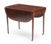 REGENCY INLAID MAHOGANY PEMBRO