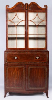 REGENCY INLAID MAHOGANY SECRET