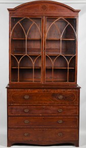 REGENCY INLAID MAHOGANY SECRET