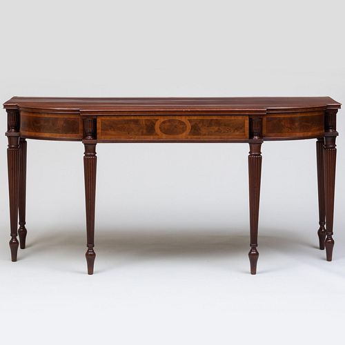 REGENCY INLAID MAHOGANY SERVING