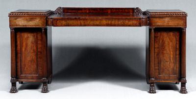 Regency inlaid mahogany