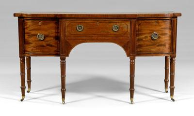 Regency inlaid mahogany