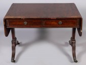 REGENCY INLAID MAHOGANY SOFA T