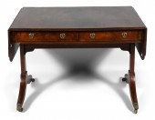 REGENCY INLAID MAHOGANY SOFA T