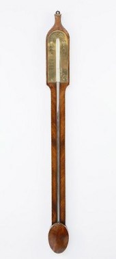 REGENCY INLAID MAHOGANY STICK