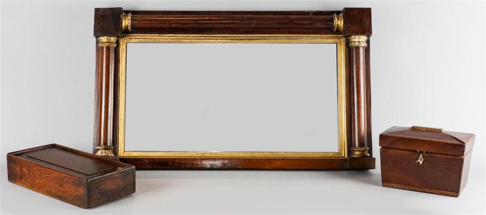 REGENCY INLAID MAHOGANY TEA