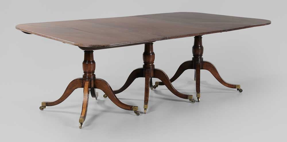 Regency Inlaid Mahogany Three-