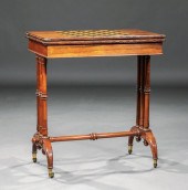 REGENCY INLAID ROSEWOOD GAMES