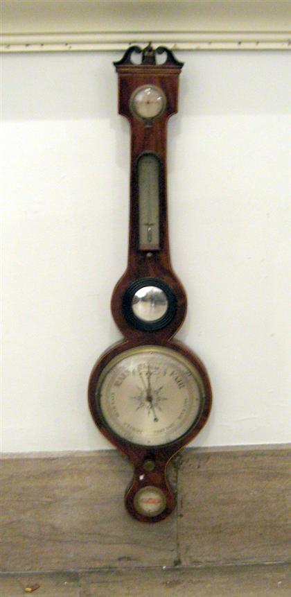 Regency line inlaid mahogany