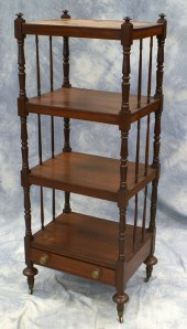 Regency mahogany 3 tier dumb w