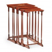 REGENCY MAHOGANY AND FLORAL MA