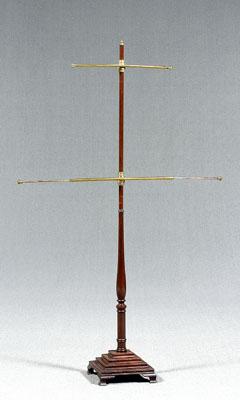 Regency mahogany and gilt brass