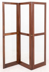 REGENCY MAHOGANY AND GLASS THR