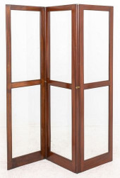 REGENCY MAHOGANY AND GLASS THR