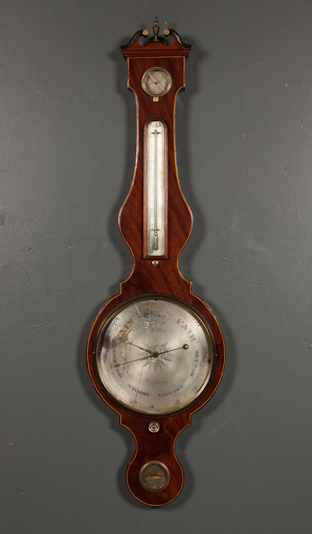 Regency mahogany banjo wall