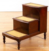 REGENCY MAHOGANY BED STEPS, EA
