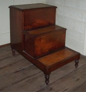 REGENCY MAHOGANY BED/LIBRARY S