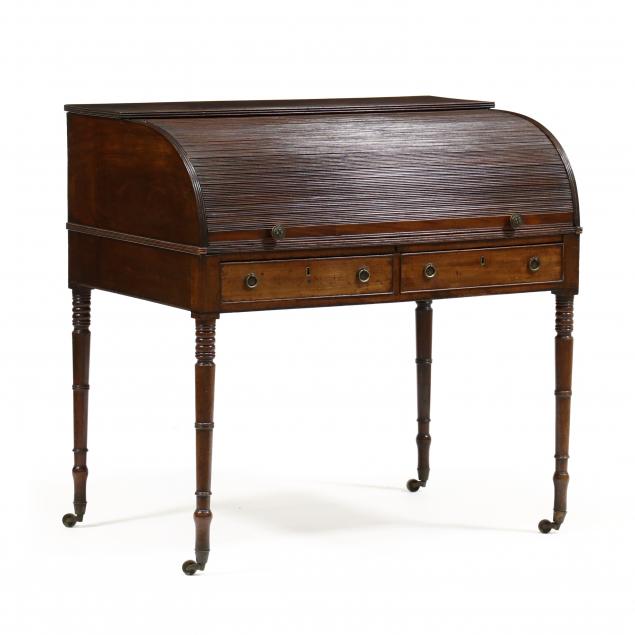 REGENCY MAHOGANY C-SCROLL TAMBOUR