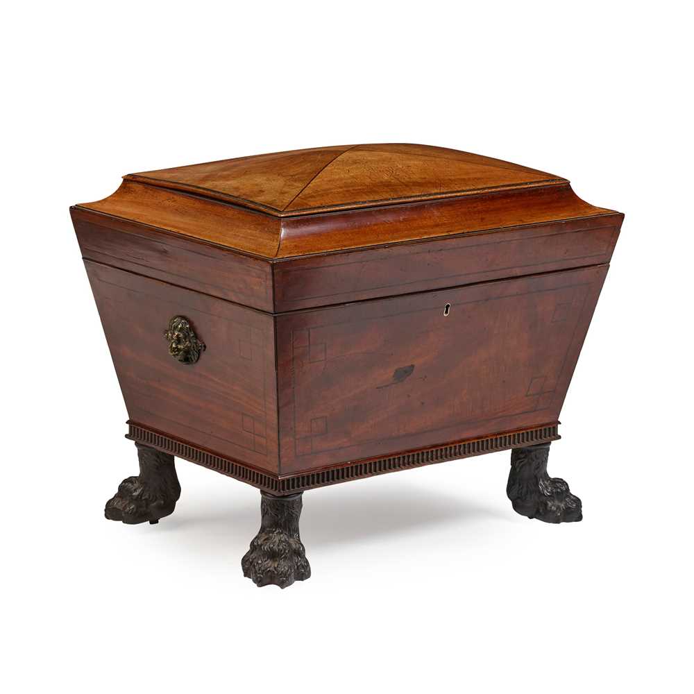 REGENCY MAHOGANY CELLARET EARLY