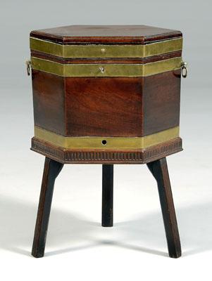 Regency mahogany cellaret,