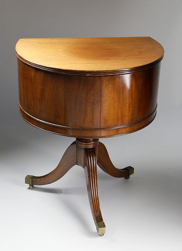 REGENCY MAHOGANY CELLARETTE,