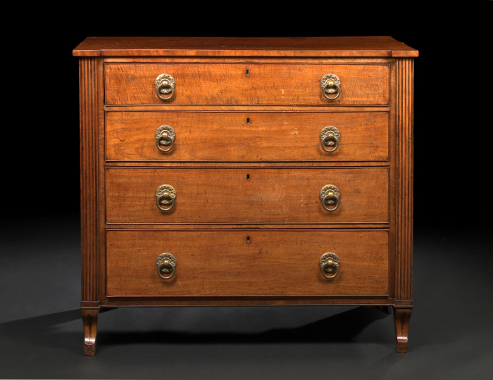 Regency Mahogany Chest,  first