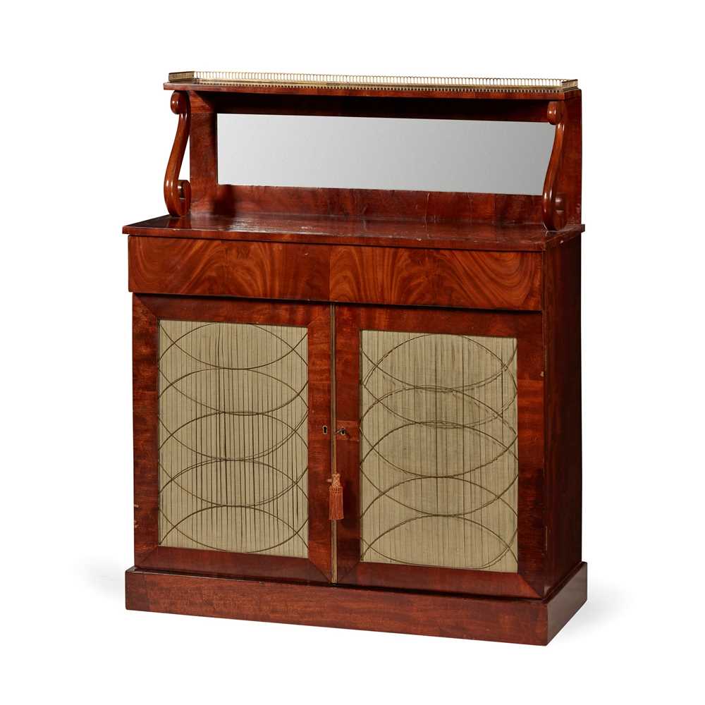 REGENCY MAHOGANY CHIFFONIER EARLY