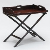 REGENCY MAHOGANY COACHING TRAY