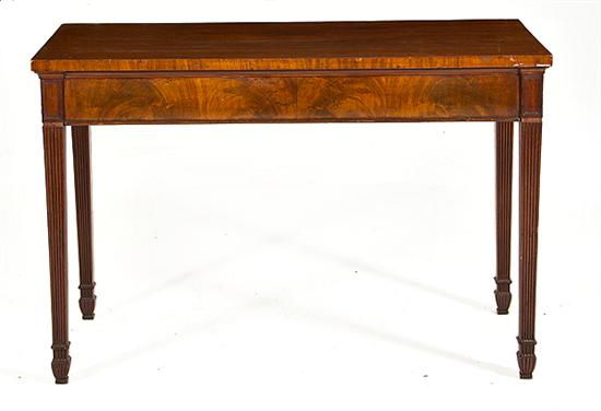 Regency mahogany console table