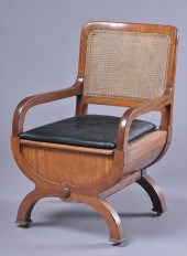 REGENCY MAHOGANY CURULE-FORM C