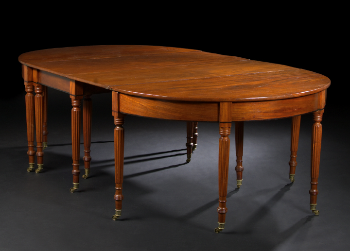 Regency Mahogany Dining Table, 