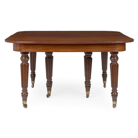 Regency Mahogany Dining Table 	 
