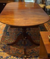 REGENCY MAHOGANY DOUBLE PEDEST