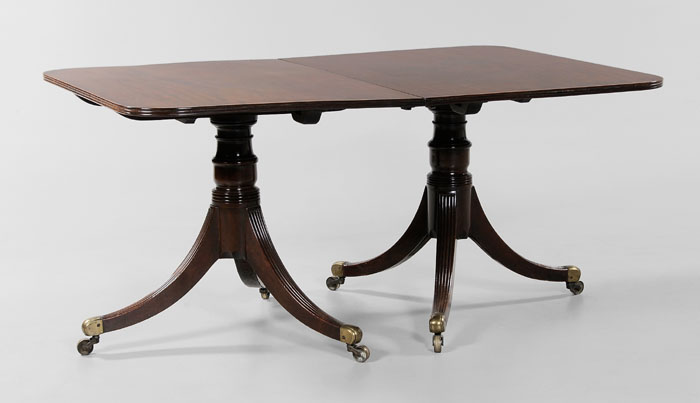 Regency Mahogany Double-Pedestal