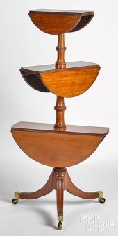 REGENCY MAHOGANY DROP-LEAF DUM