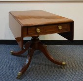 REGENCY MAHOGANY DROP-LEAF PEM
