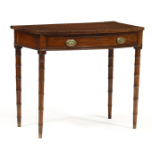 REGENCY MAHOGANY FAUX BAMBOO W